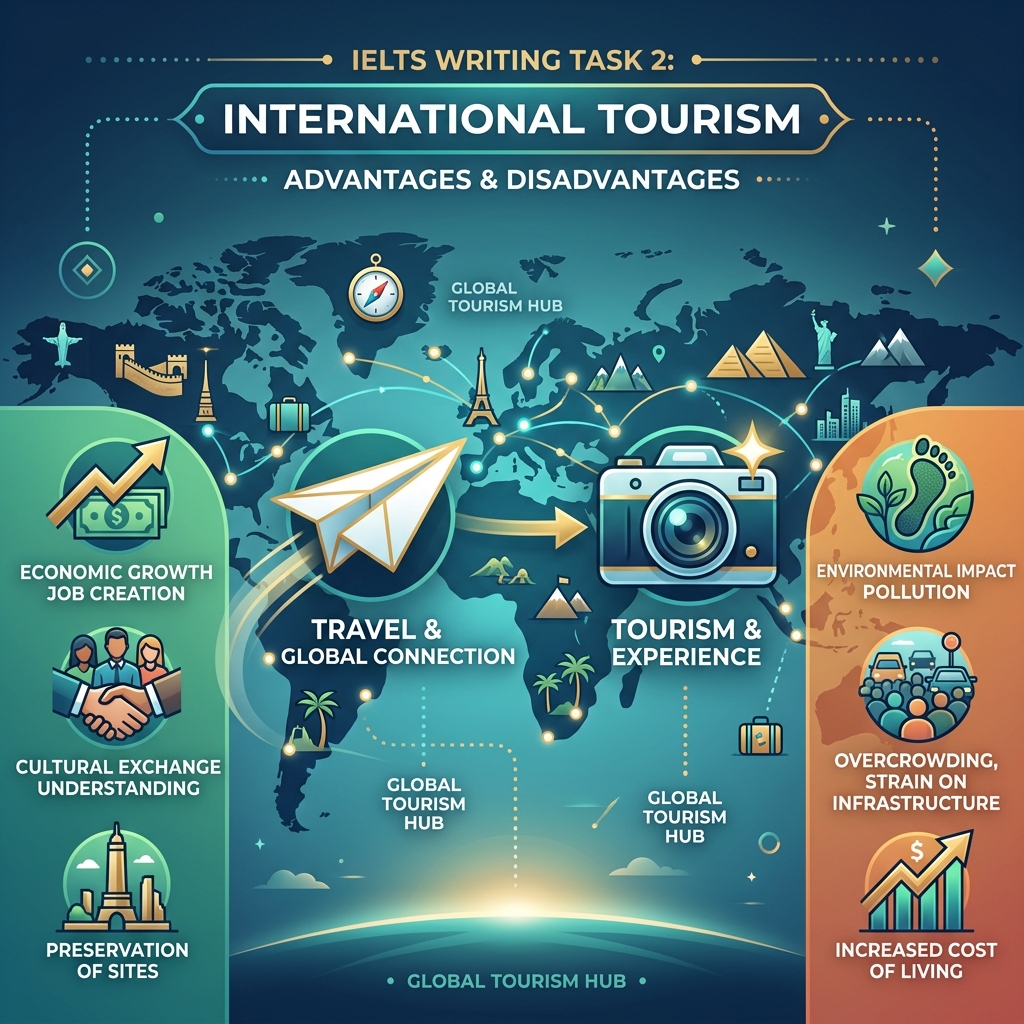 The advantages and disadvantages of international tourism